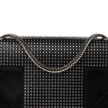 Saint Laurent Calfskin Studded Medium Betty Black 9 of 18