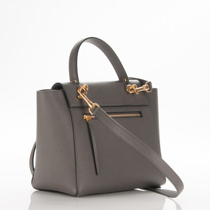 Celine Baby Grained Calfskin Micro Belt Bag Grey 3 of 7