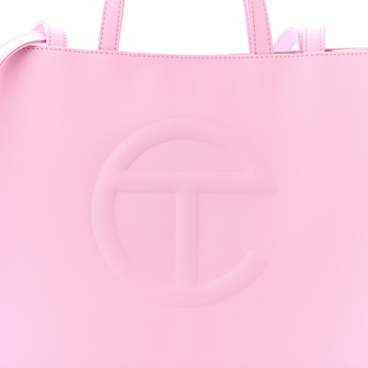 Telfar Vegan Leather Medium Shopping Bag Bubblegum 8 of 10