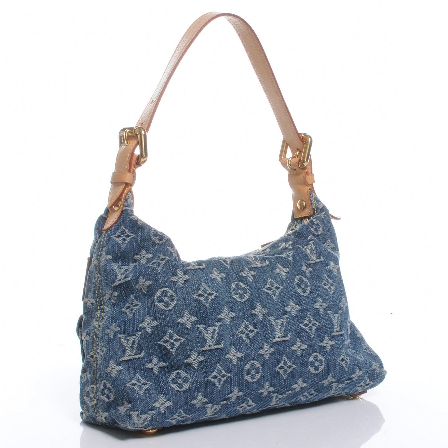 Monogram Denim Baggy PM Blue