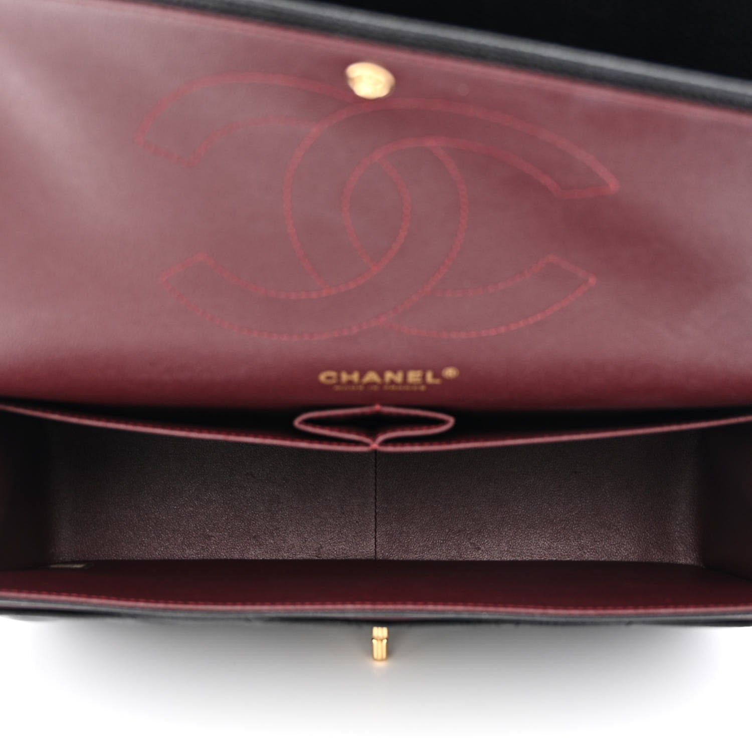 Chanel Caviar Quilted Jumbo Double Flap Black 5 of 12
