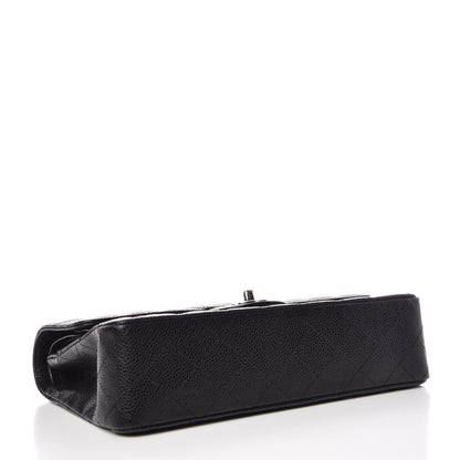 Chanel Caviar Quilted Medium Double Flap Black 5 of 13