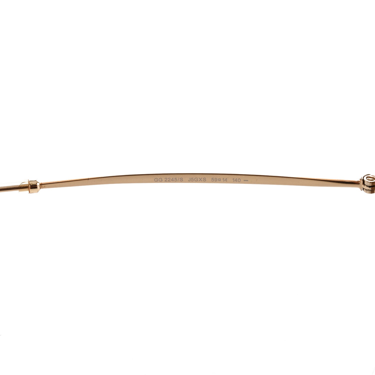 Gucci Aviator Sunglasses GG2245S Brown 6 of 8