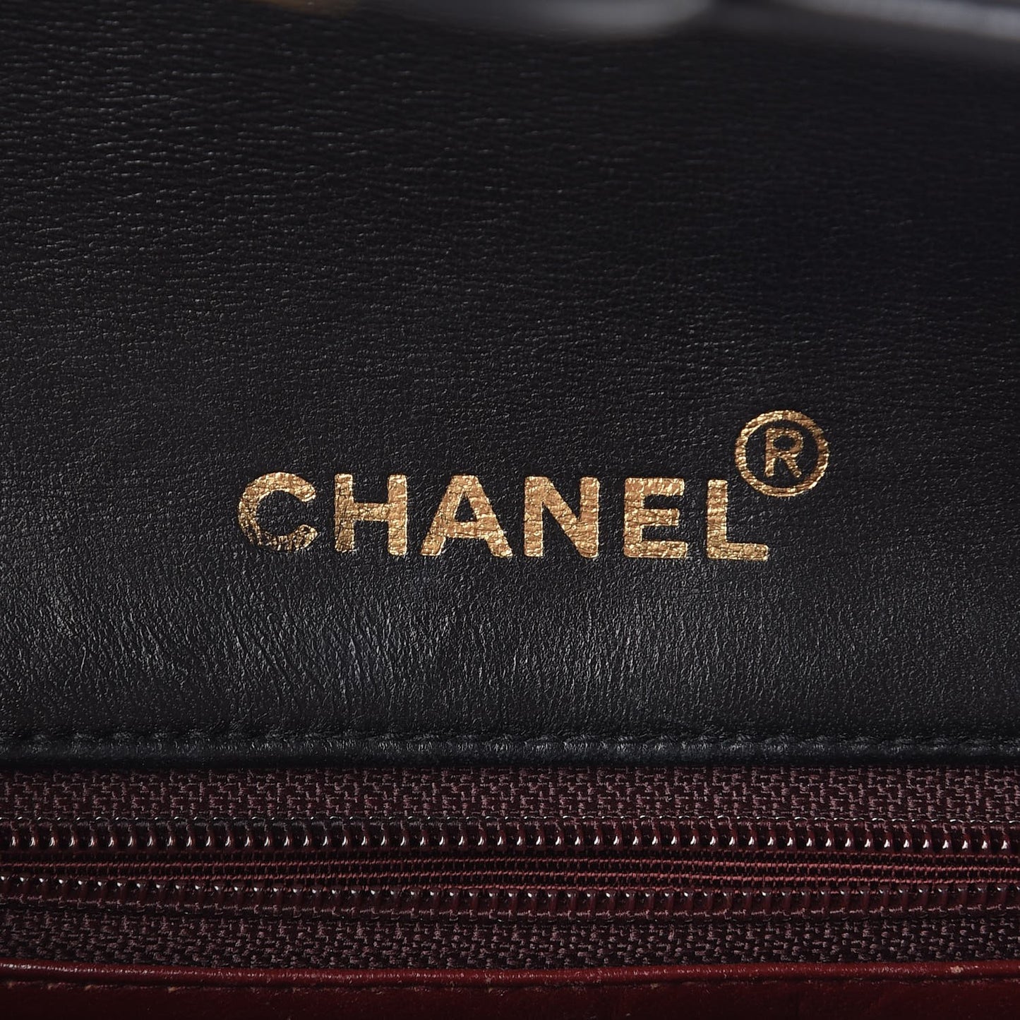 Lambskin Quilted Mini Square Flap Black