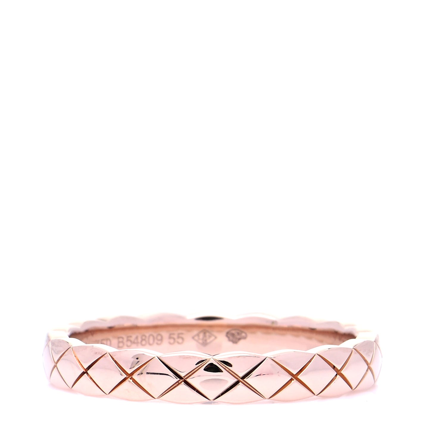 18K Beige Gold Mini Coco Crush Ring 55 7.25