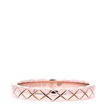 Chanel 18K Beige Gold Mini Coco Crush Ring 55 7.25 3 of 6