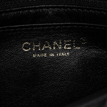 Chanel Lambskin Quilted Mini Square Flap Black 6 of 8
