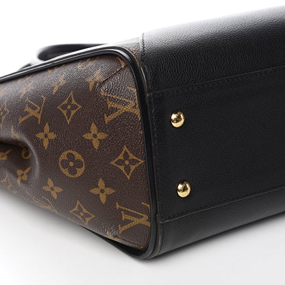 Louis Vuitton Calfskin Monogram Kimono Tote Black 6 of 10