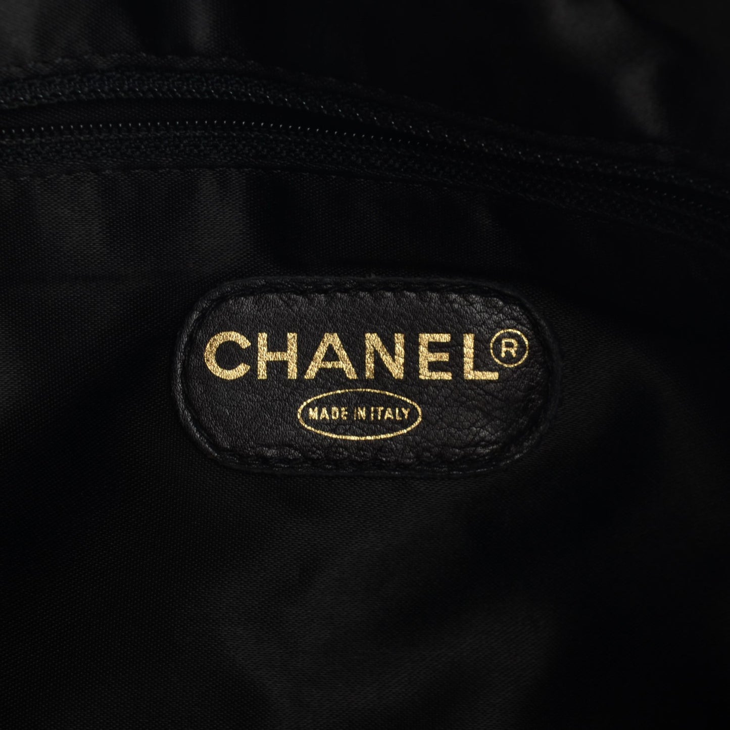 Lambskin CC Shopper Tote Black