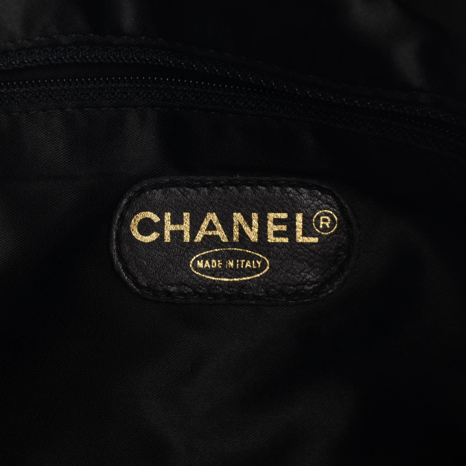 Chanel Lambskin CC Shopper Tote Black 7 of 9