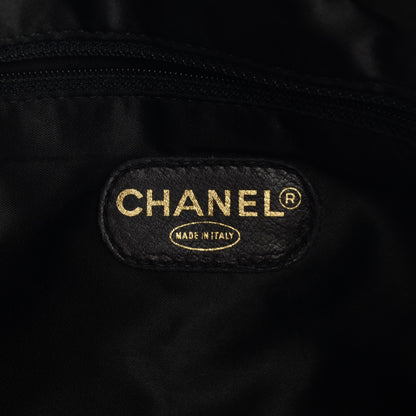 Chanel Lambskin CC Shopper Tote Black 7 of 9