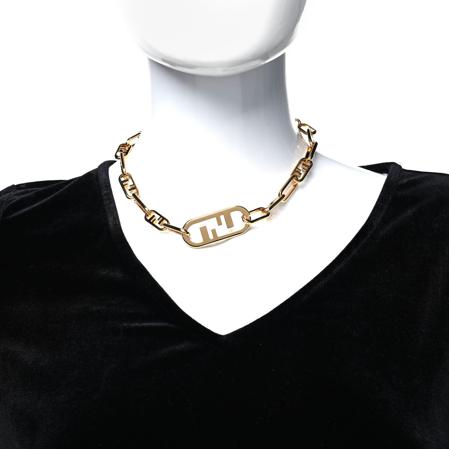 Metal O'Lock Choker Gold