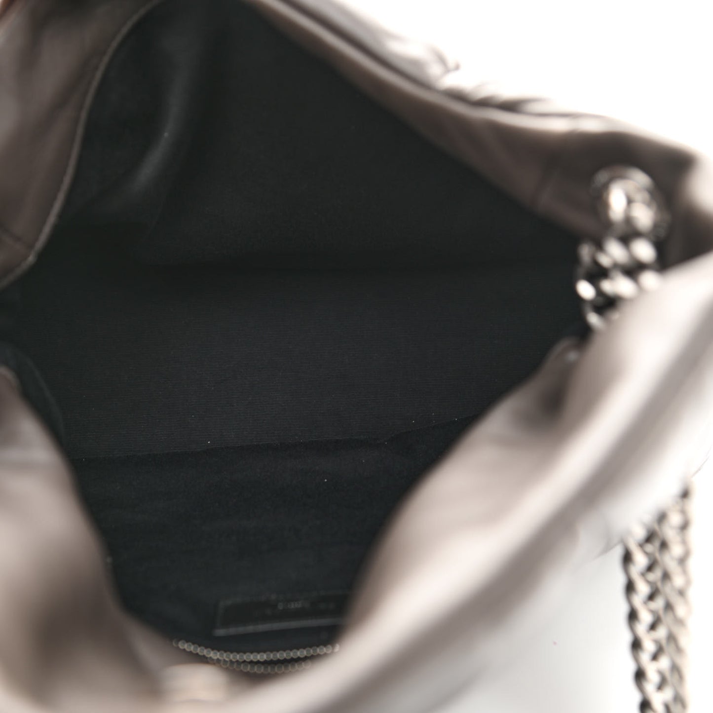 Calfskin Y Quilted Monogram Medium Loulou Chain Satchel Concrete