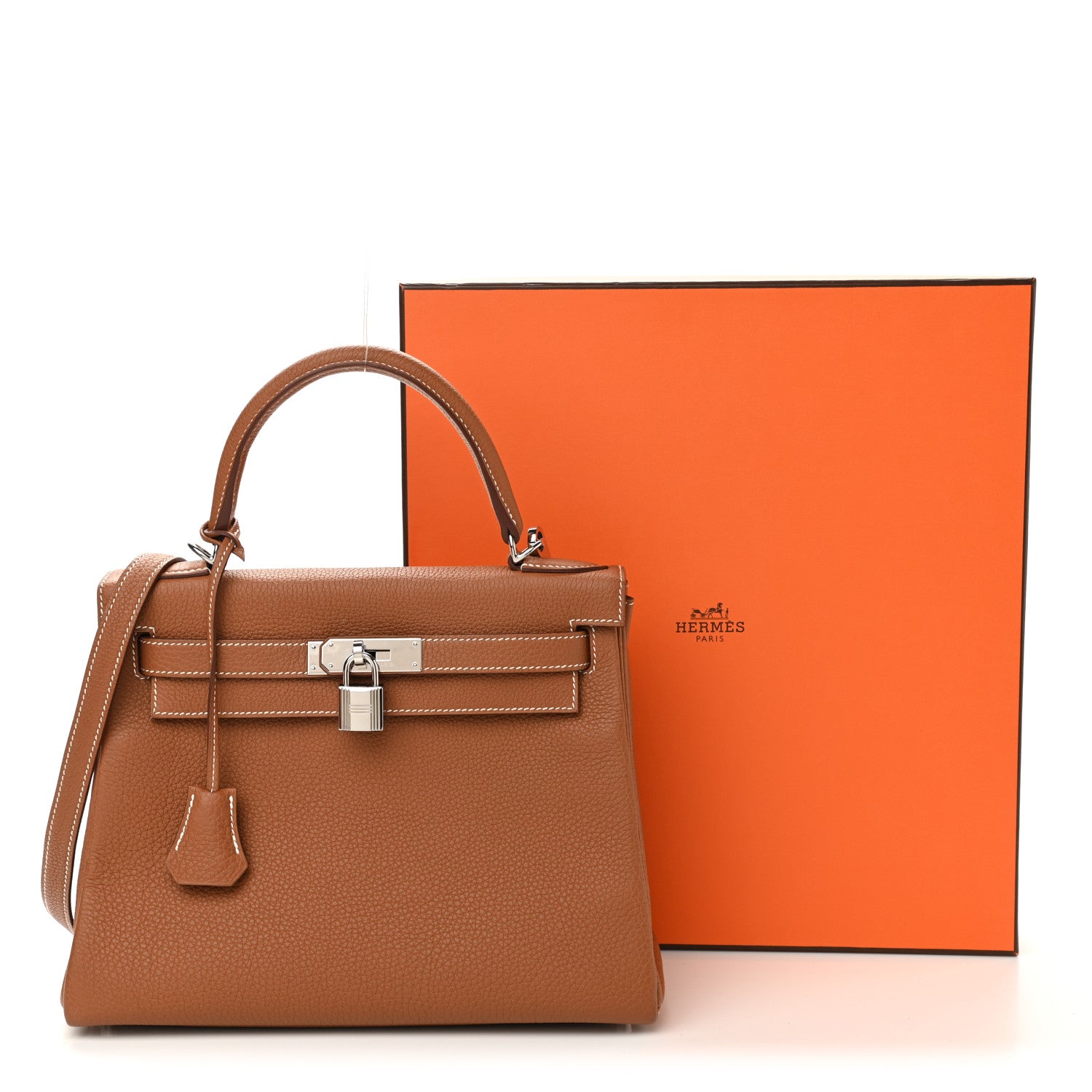 Hermes Togo Kelly Retourne 28 Gold 11 of 11