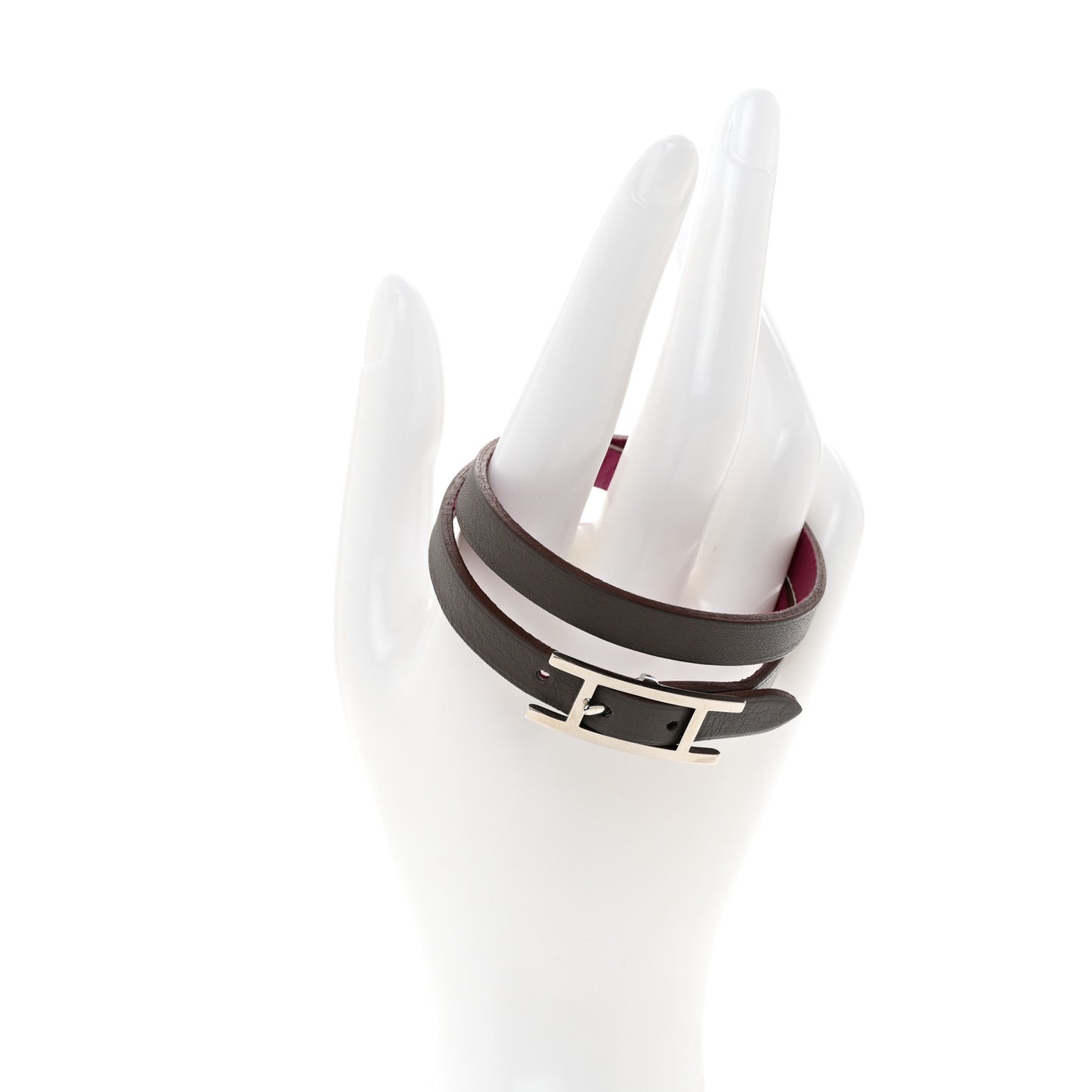 Swift Behapi Double Tour Bracelet M Etain Rose Pourpre