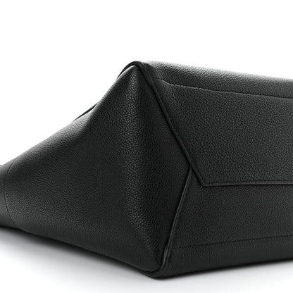 Celine Soft Grained Calfskin Sangle Bucket Bag Black 9 of 11