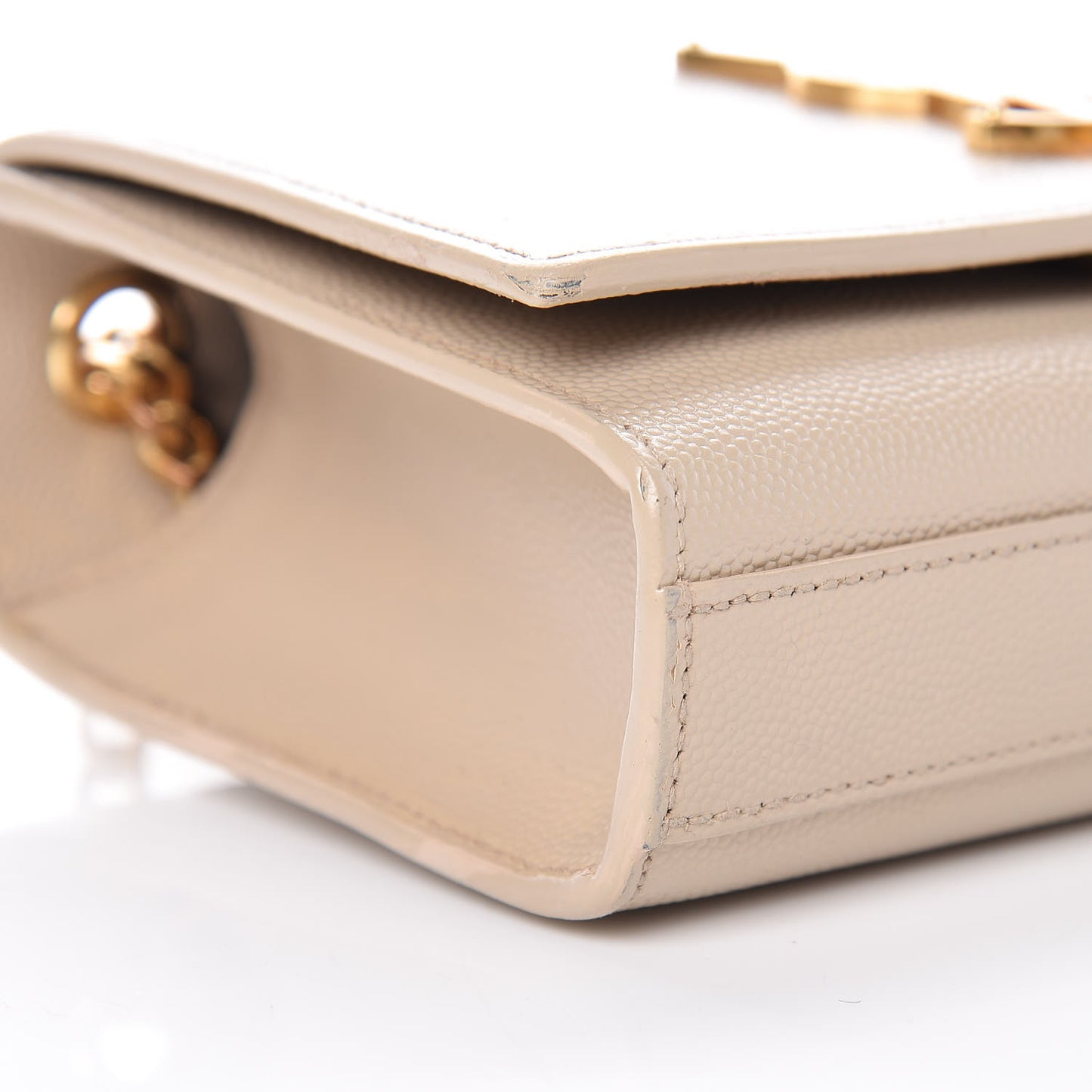 Grain De Poudre Small Monogram Kate Satchel Nude Powder