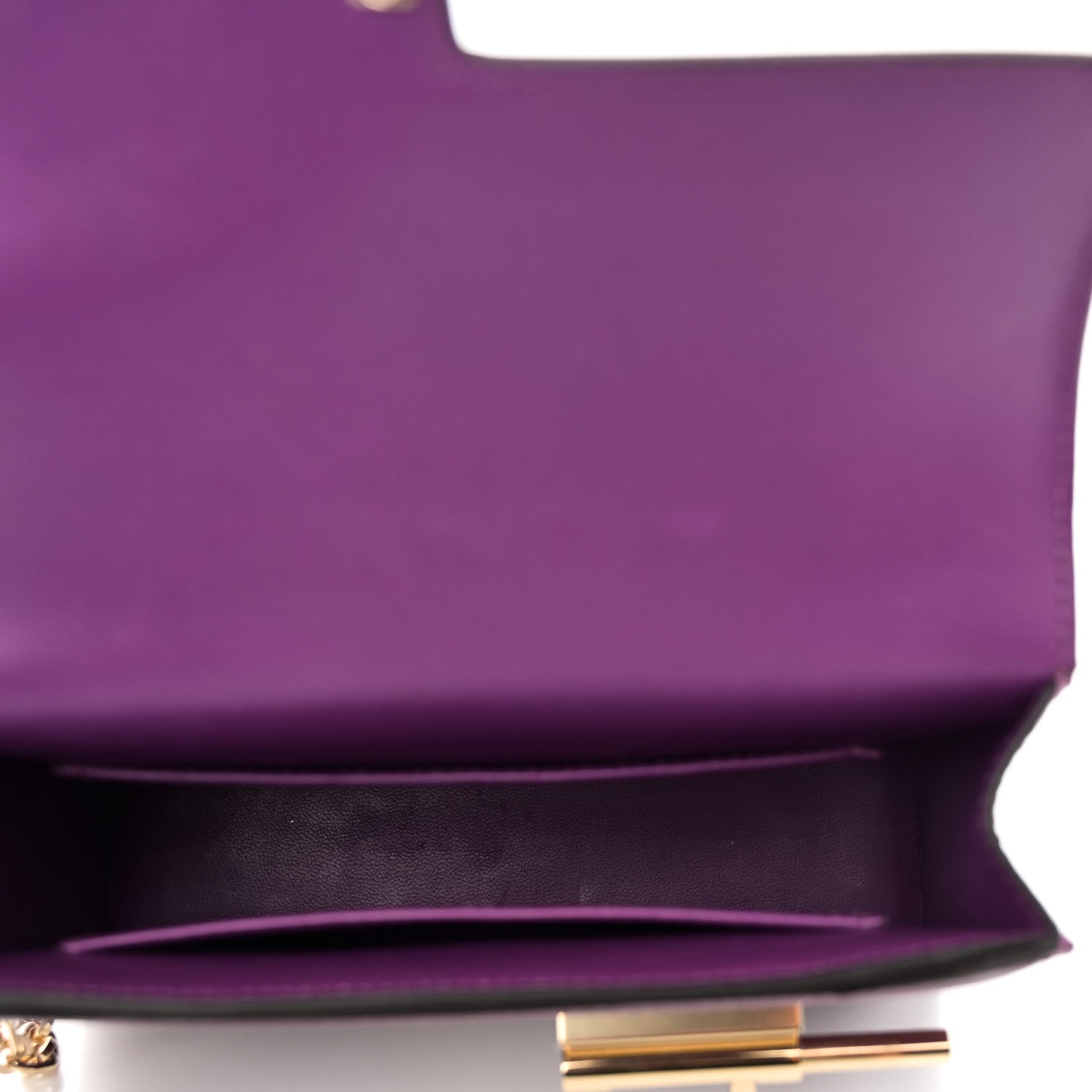 Hermes Chevre Mysore Mini Verrou Chaine Bag Anemone 5 of 11