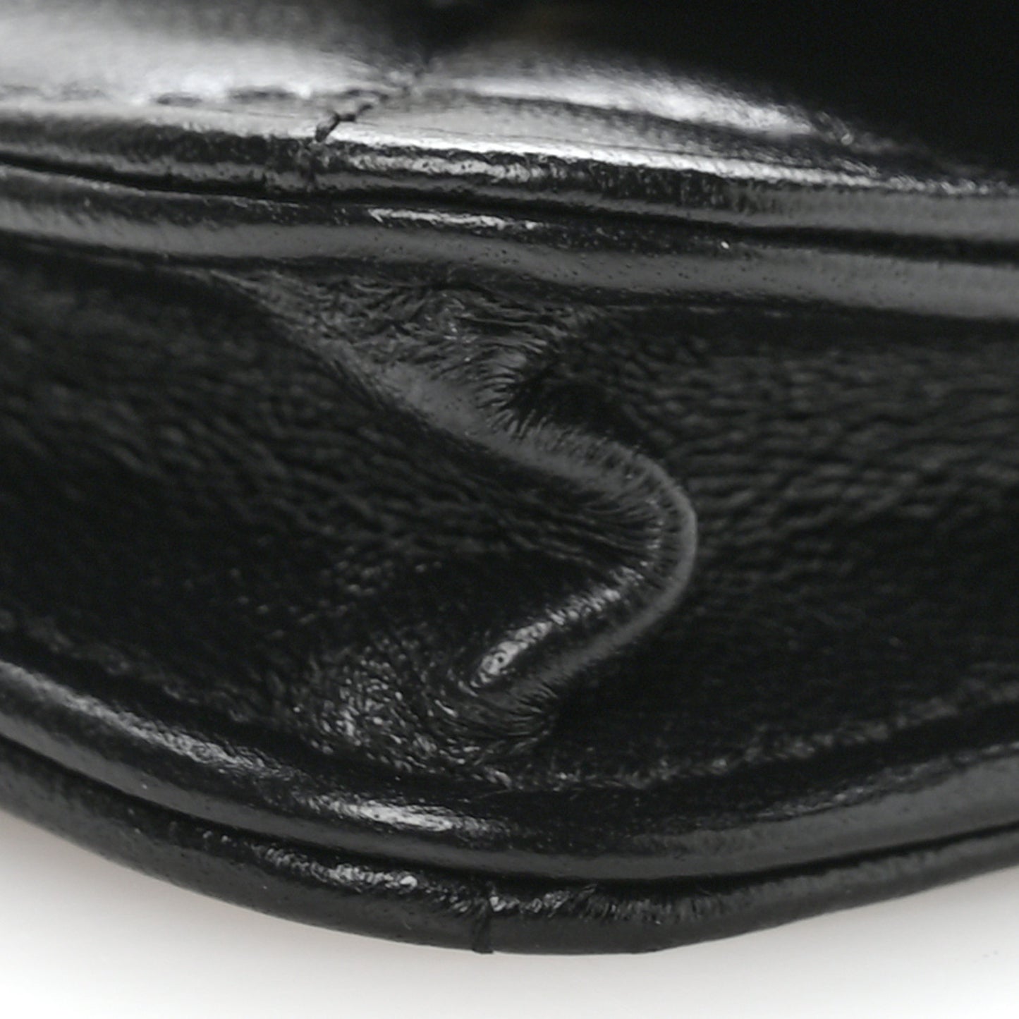 Lambskin Quilted Trendy CC Card Holder On Chain Black