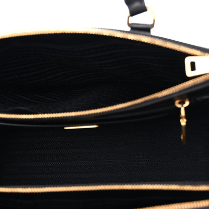 Prada Saffiano Medium Galleria Double Zip Tote Black 4 of 8