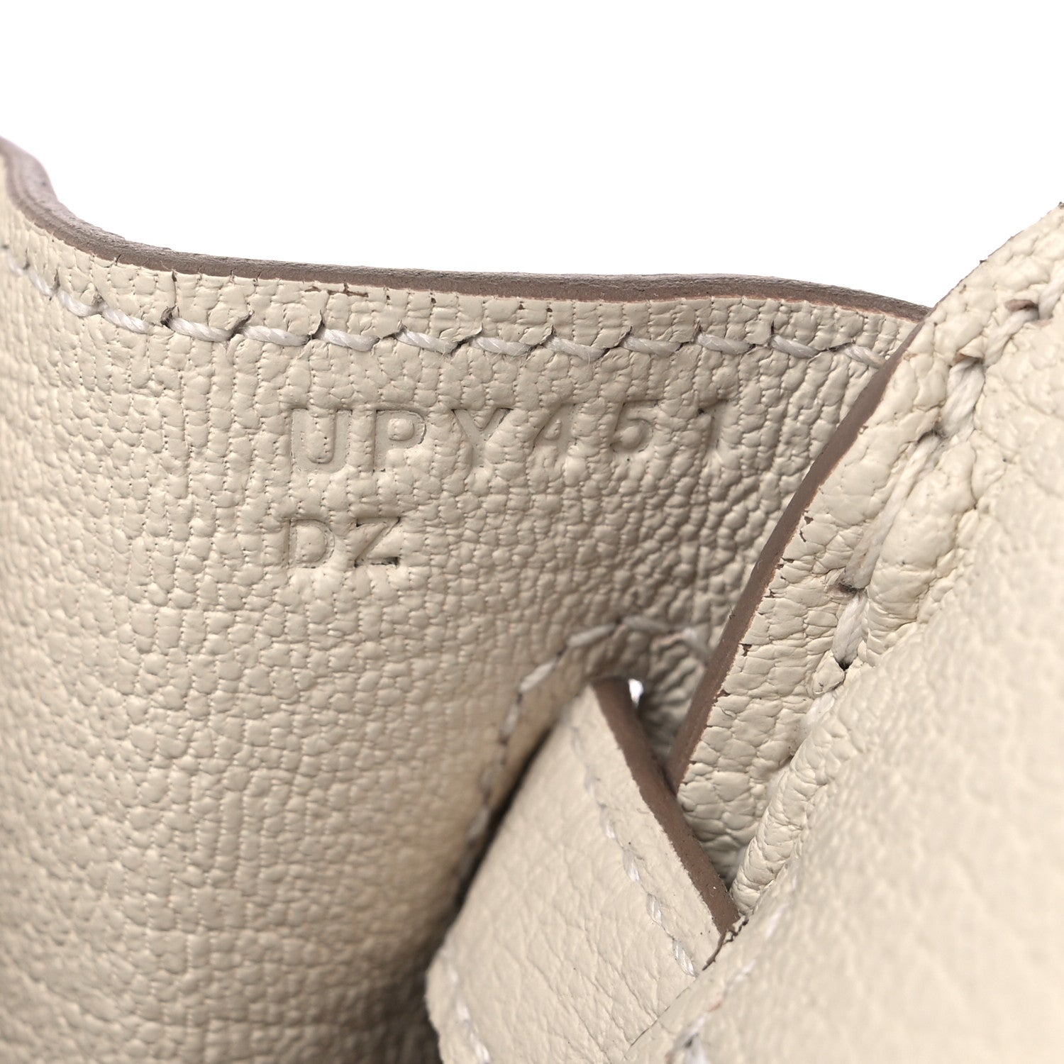Hermes Togo Birkin 25 Craie 7 of 10