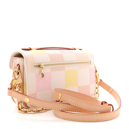 Louis Vuitton Damier Giant Pochette Metis East West Peach 3 of 10