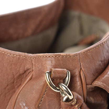 Fendi Crinkled Lambskin Mia Shoulder Flap Camel 8 of 20