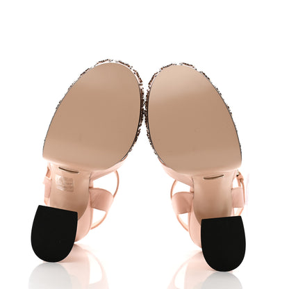 Gucci Malaga Kid Interlocking G Studs 155mm Platform Sandals 36.5 Perfect Pink 6 of 13