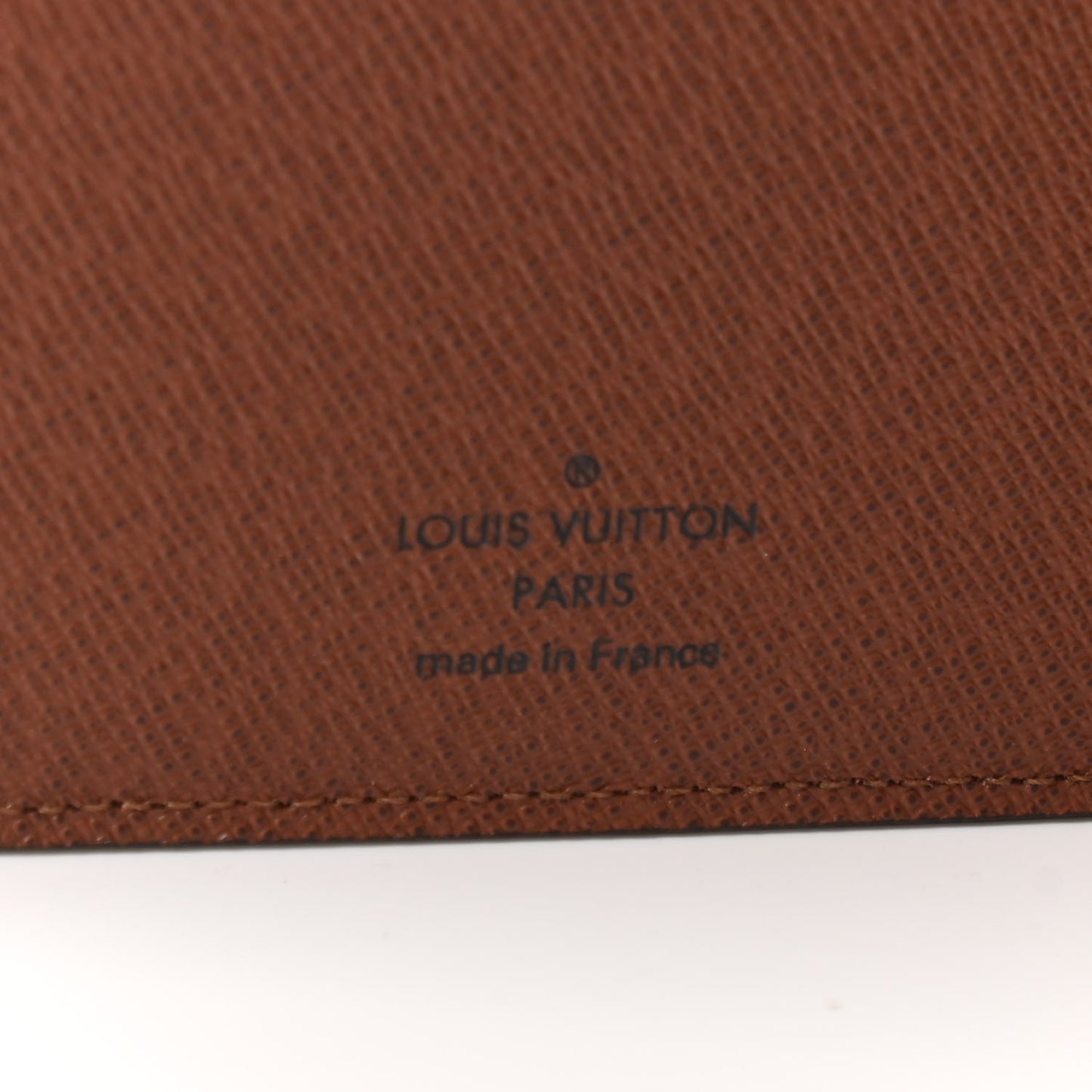 Monogram Desk Agenda Cover