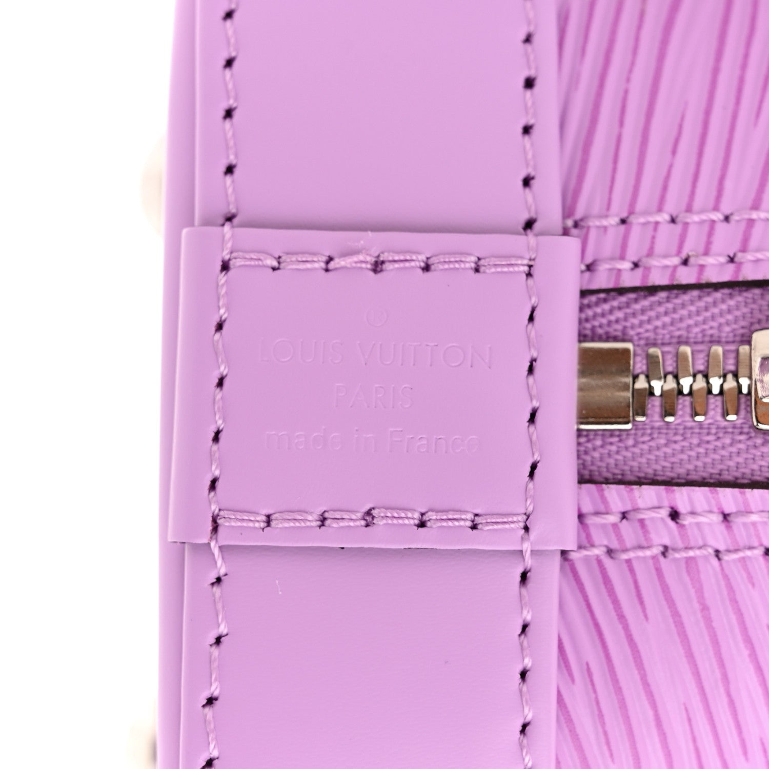 Louis Vuitton Epi Jacquard Alma BB Lilac 6 of 9