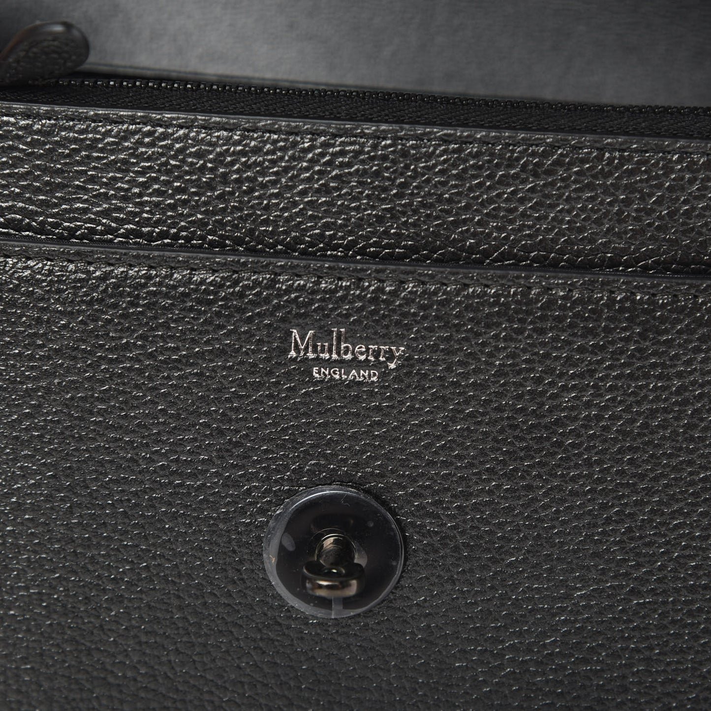 Metallic Small Grain Calfskin Small Darley Gunmetal