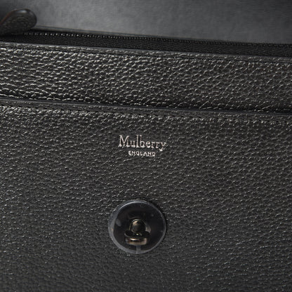 Mulberry Metallic Small Grain Calfskin Small Darley Gunmetal 6 of 10