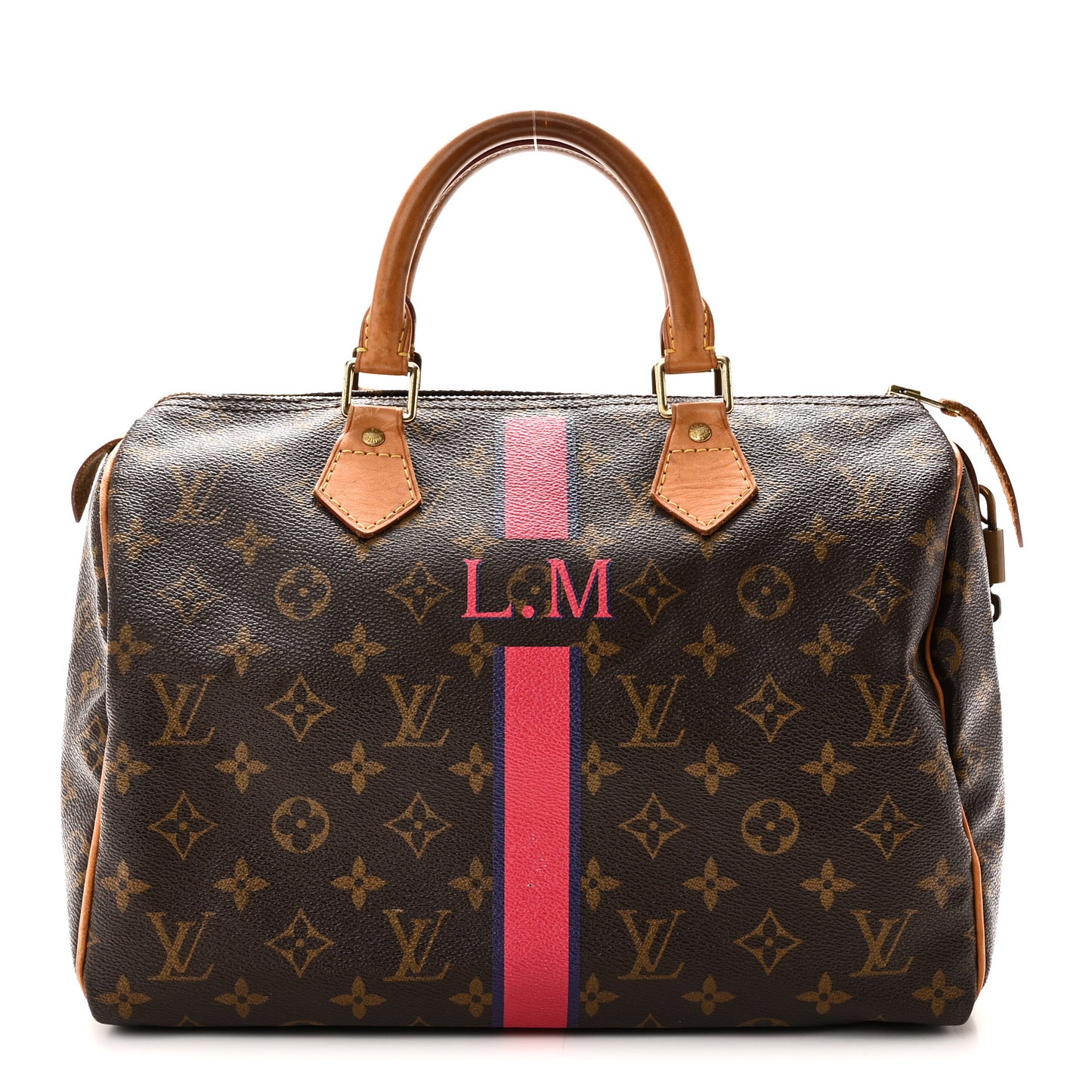 Monogram My LV Heritage Speedy 30 Fuchsia Violet