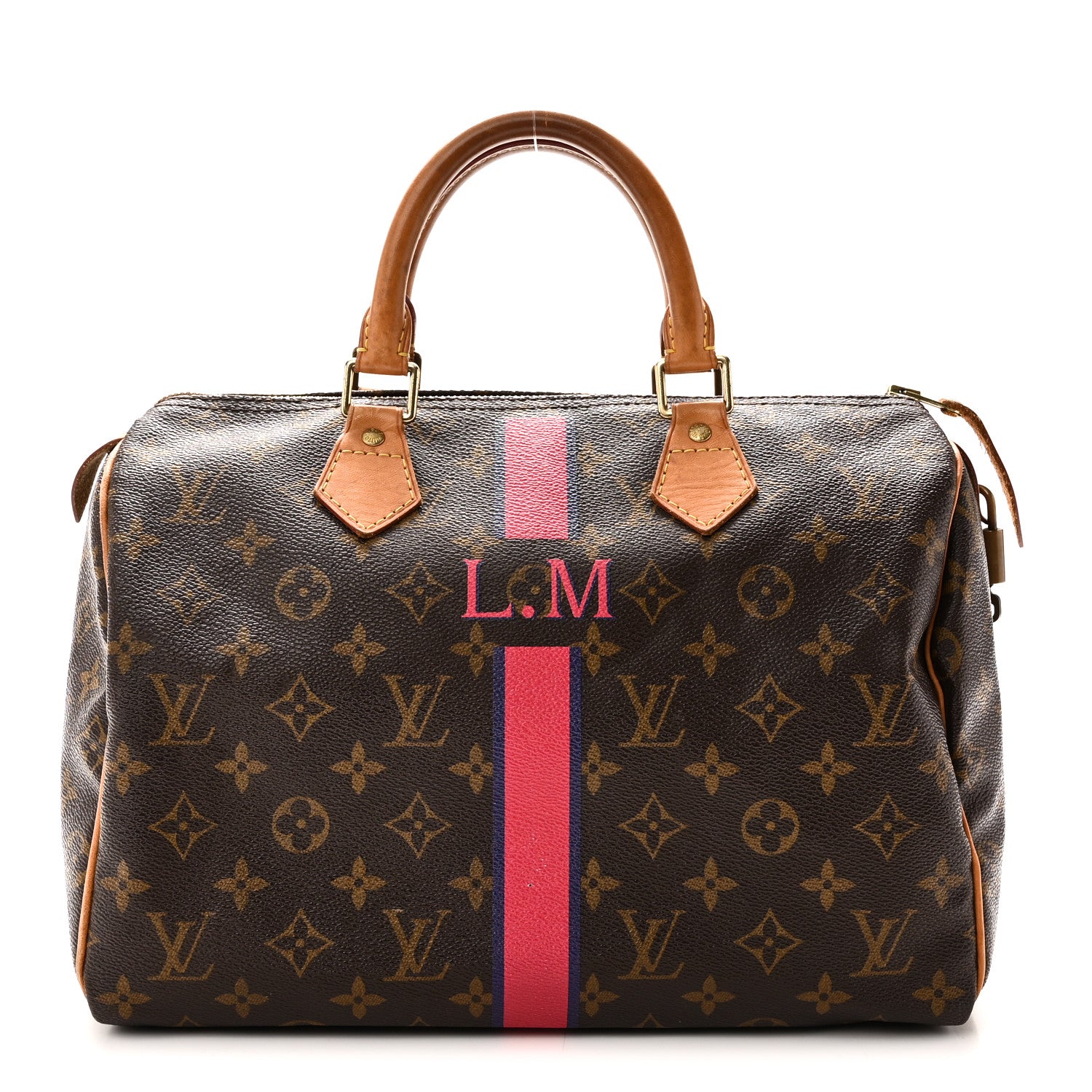 Louis Vuitton Monogram My LV Heritage Speedy 30 Fuchsia Violet 1 of 11