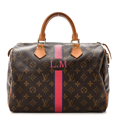Louis Vuitton Monogram My LV Heritage Speedy 30 Fuchsia Violet 1 of 11