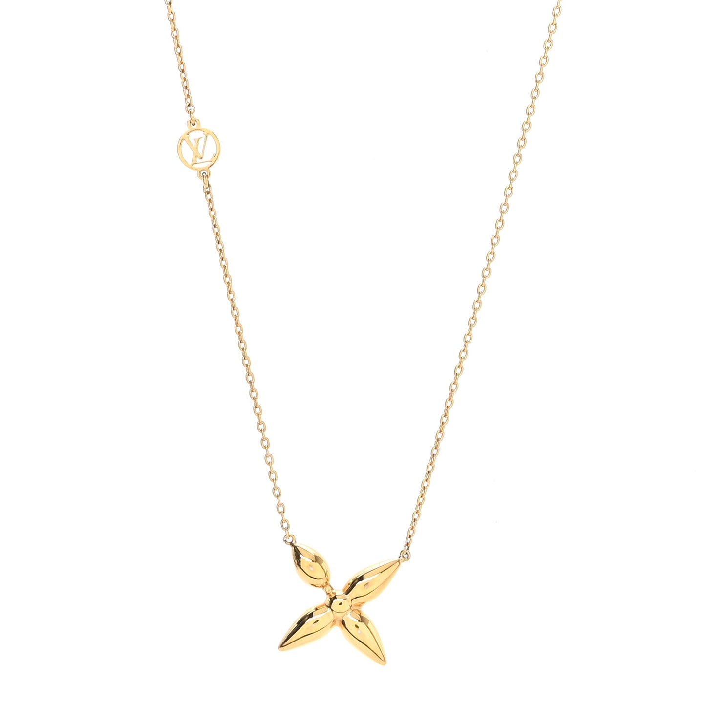 Metal Louisette Necklace Gold