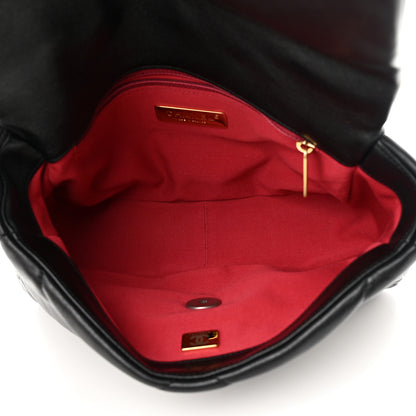 Chanel Goatskin Quilted Medium Chanel 19 Flap Black 5 of 11