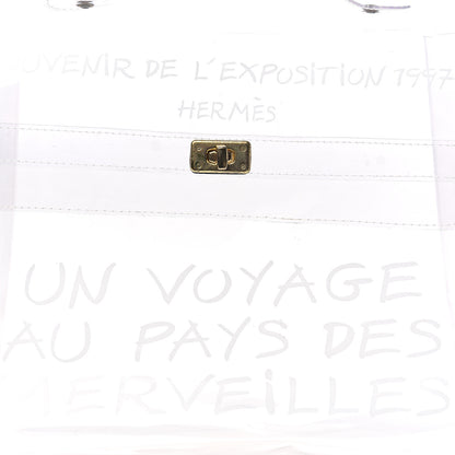 Hermes Vinyl Souvenir De L'Exposition Kelly Transparent 7 of 11