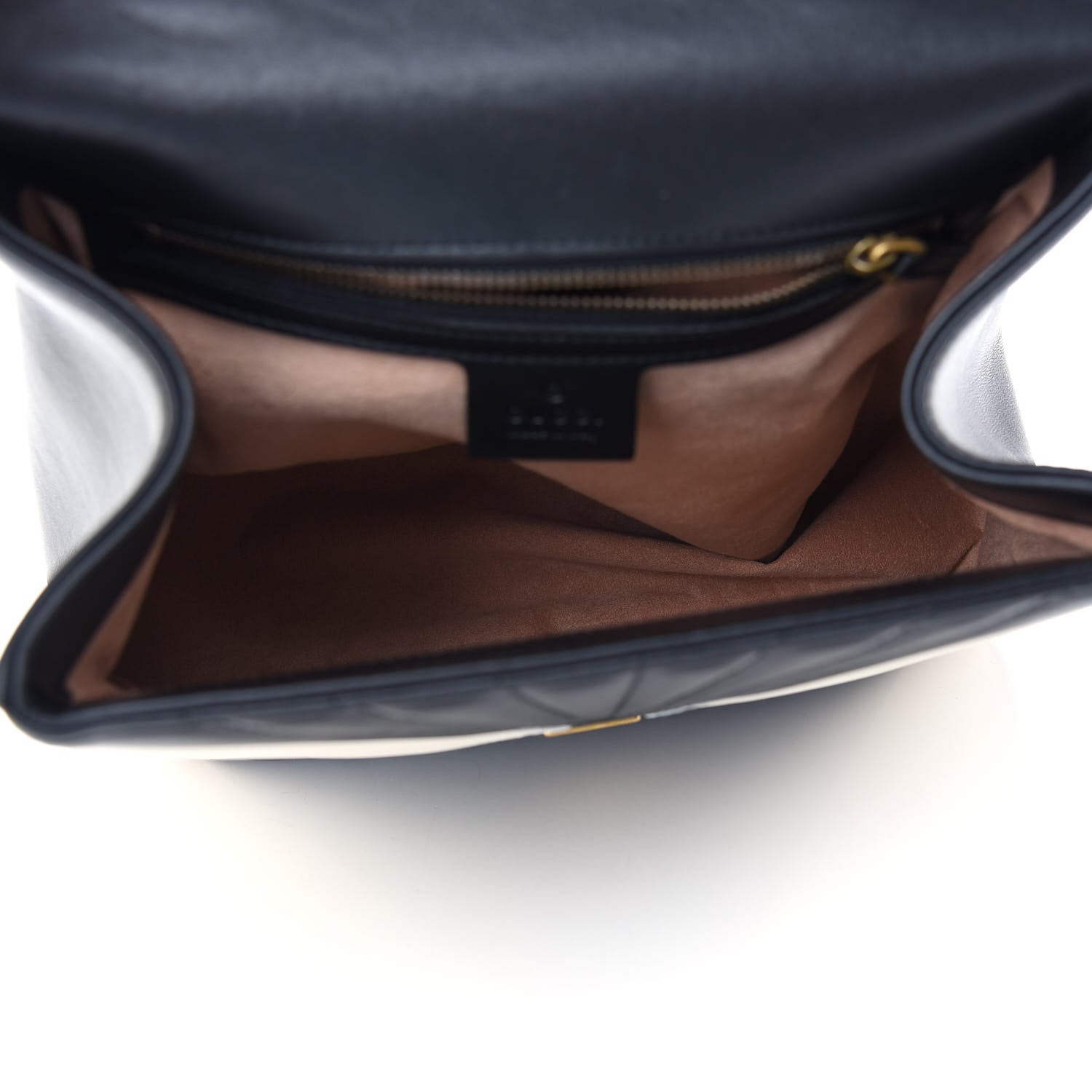 Gucci Calfskin Bamboo Trapuntata Queen Margaret Backpack Mystic White Black 4 of 8