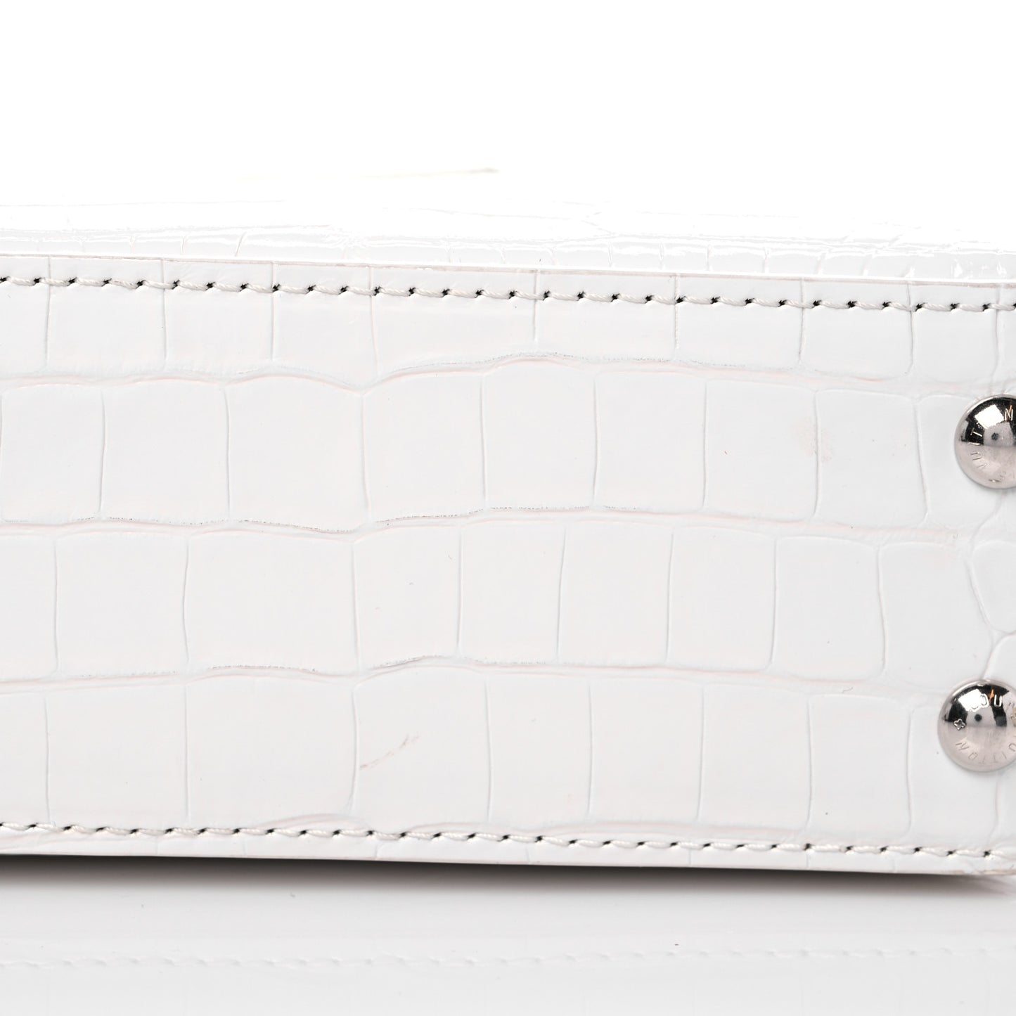 Crocodile Mini Capucines White