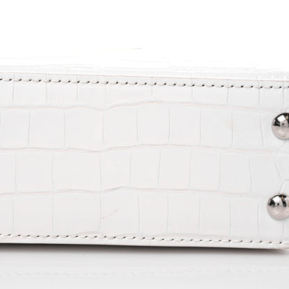 Louis Vuitton Crocodile Mini Capucines White 9 of 13