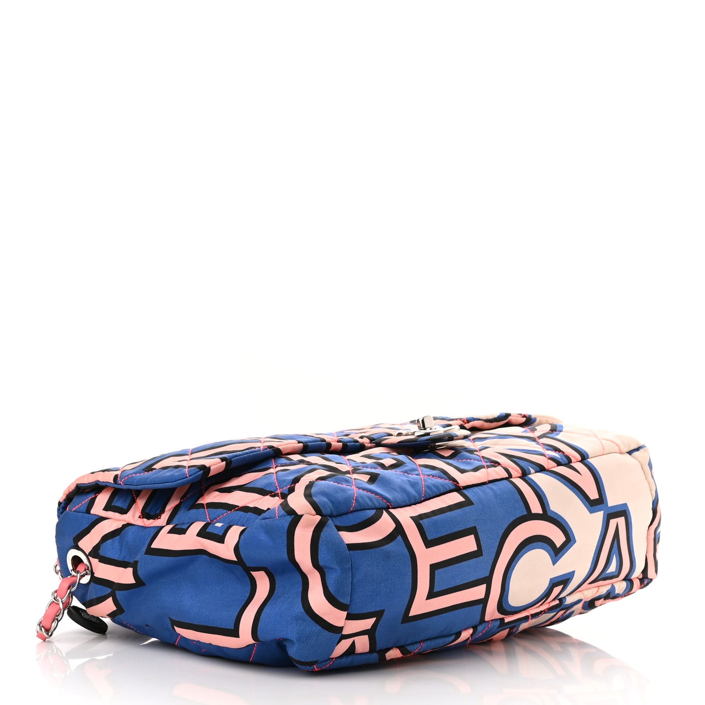 Nylon Printed Maxi Flap Multicolor