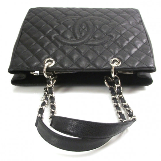 Caviar Grand Shopping Tote GST Black
