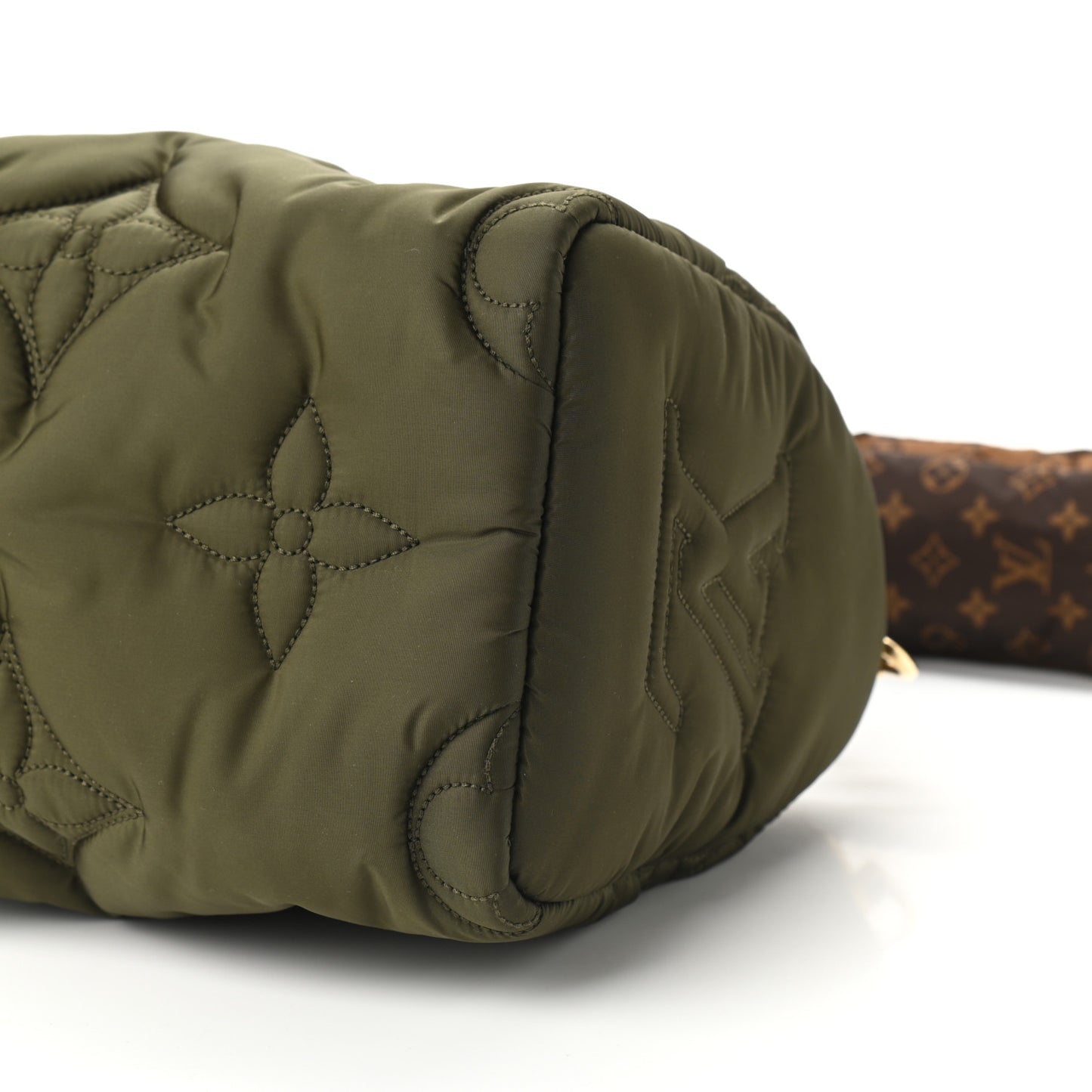 Econyl Mini Monogram Pillow Speedy Bandouliere 25 Khaki