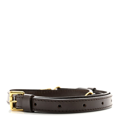 Louis Vuitton Calfskin 16mm Adjustable Shoulder Strap Brown 2 of 4