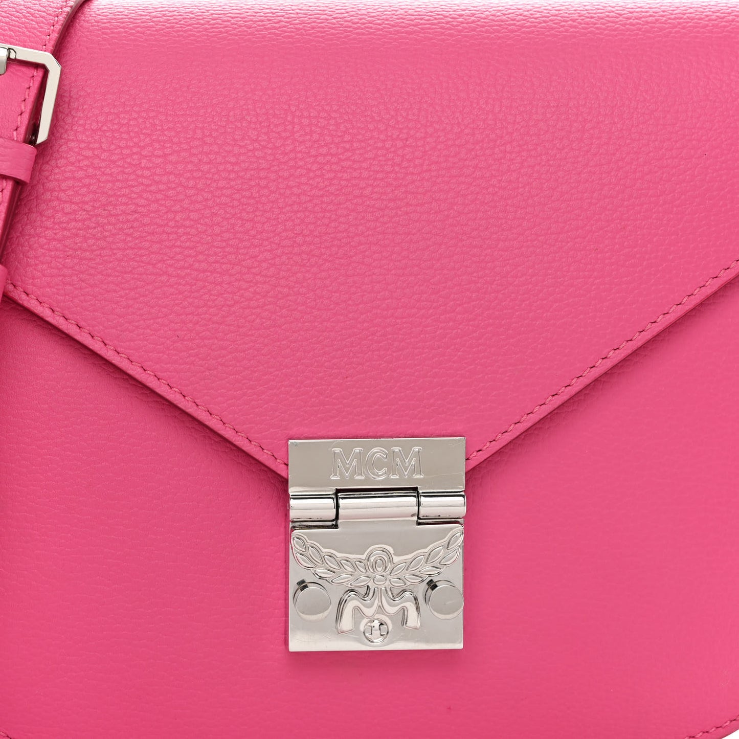 Calfskin Patricia Small Crossbody Bag Pink