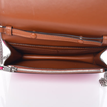 Givenchy Lambskin Emblem Chain Wallet Cyclamen 7 of 10