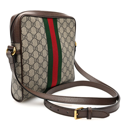 Gucci GG Supreme Monogram Web Small Ophidia Messenger Bag Brown 3 of 10