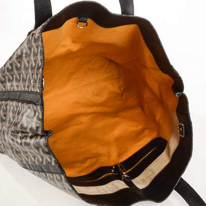 Goyard Goyardine Voltaire Tote Black 5 of 9