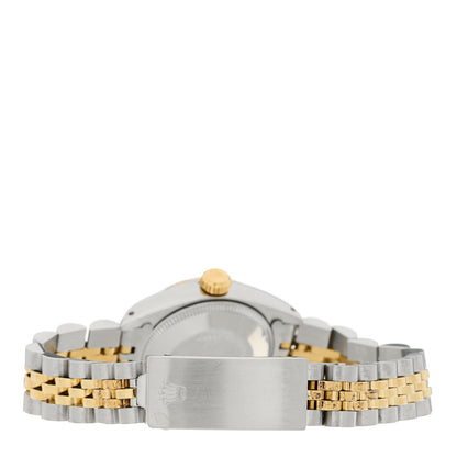 Rolex Stainless Steel 18K Yellow Gold 26mm Oyster Perpetual Date Watch Champagne 6917 3 of 5